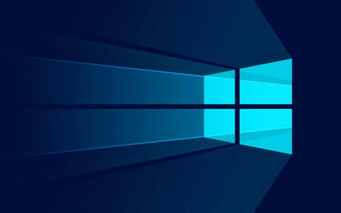 Windows logo digital wallpaper Microsoft 10 modern 2k