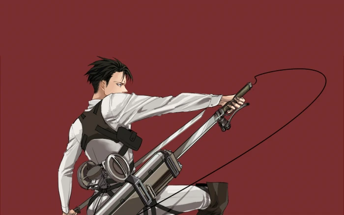 Anime Attack On Titan Levi Ackerman 2k