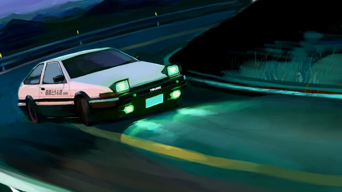 Anime Initial D Final Stage Toyota Trueno 2k