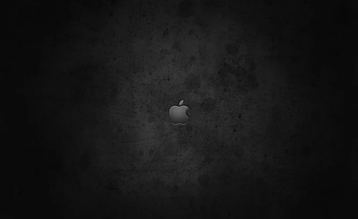 Apple Logo On Dark Background logo Computers Mac no people 2k