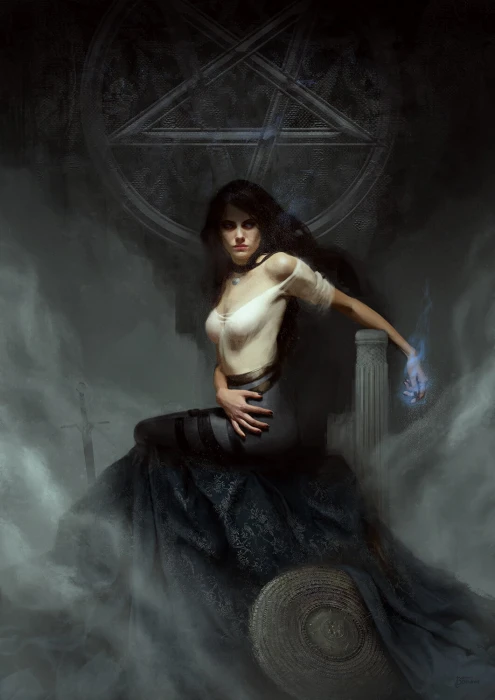BASTIEN LECOUFFE DEHARME mist video game girls Yennefer of Vengerberg