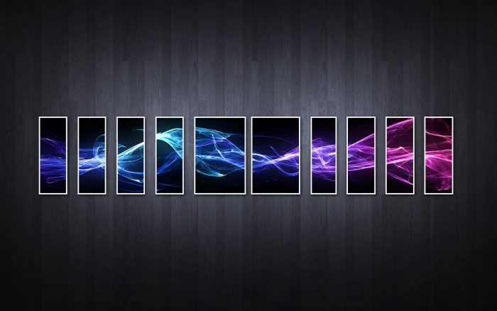 black and multicolored abstract wall art simple background collage