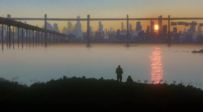 Cowboy Bebop Spike Spiegel anime Jet Black built structure 2k