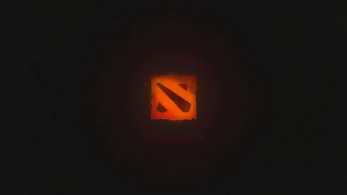 Dota 2 wallpaper logo Gamecrew illuminated no people copy space 2k 4k