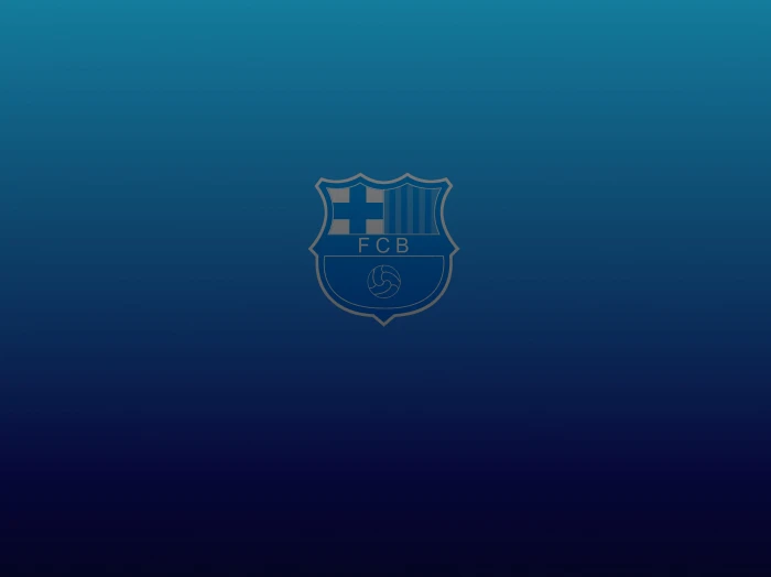 FCB logo FC Barcelona Lionel Messi sports soccer blue copy space 2k 4k