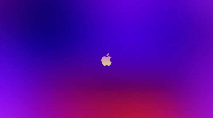FoMef iCloud Blue Purble Apple logo Computers Mac sky copy space 2k 4k 5k