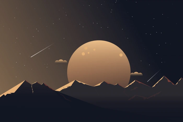 digital art artwork illustration minimalism sunset 24 2k 4k