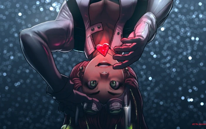 female animated character digital wallpaper original characters 2k