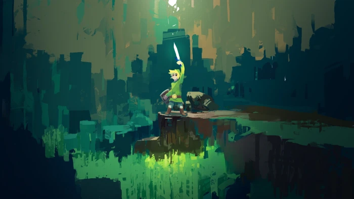 Link Legend of Zelda digital wallpaper The artwork 2k