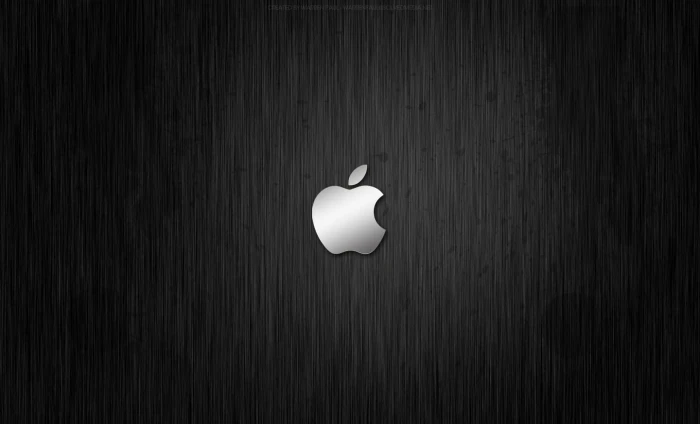 Metal Apple logo Computers Mac no people wood material
