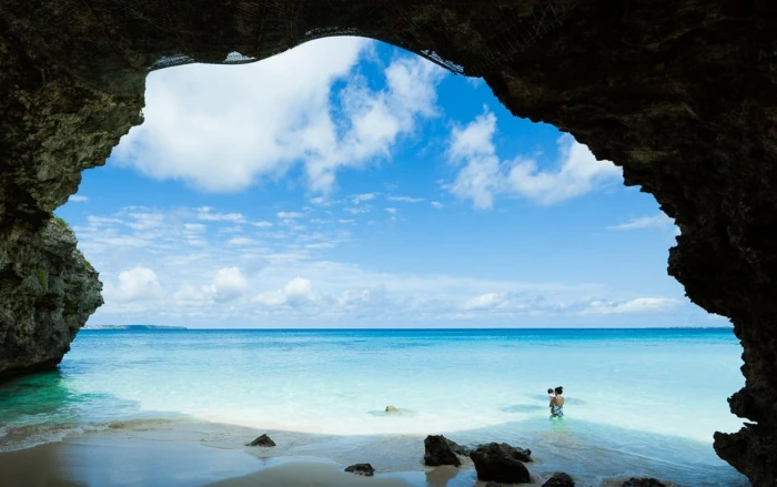 nature landscape photography sea beach cave rocks sand