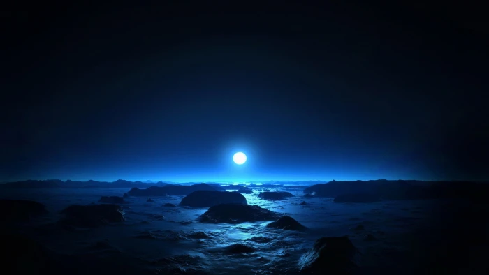 nature sun sunset sky sunrise silhouette dusk landscape 2k