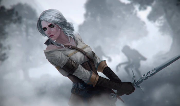 The Witcher 3 Wild Hunt Ciri Green Eyes 2k