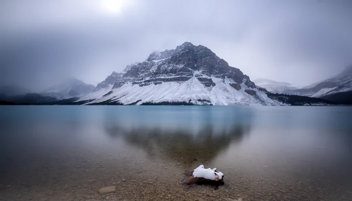 px landscape mountains nature snow water Technology Linux HD Art 2k
