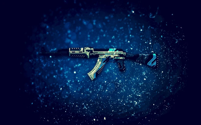 AK 47 assault rifle CS GO PC game 2k