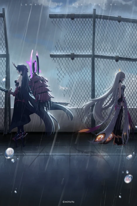 anime girls portrait display Honkai Impact Mei