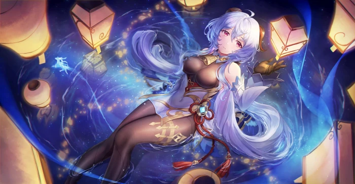 anime girls MAOH Ganyu Genshin Impact 2k