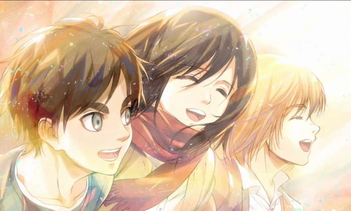 Anime Attack On Titan Armin Arlert Eren Yeager Mikasa Ackerman 2k