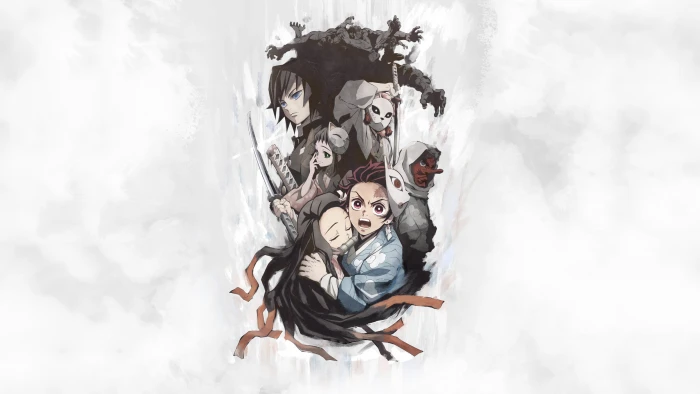 Anime Demon Slayer Kimetsu no Yaiba Nezuko Kamado Tanjirou 2k