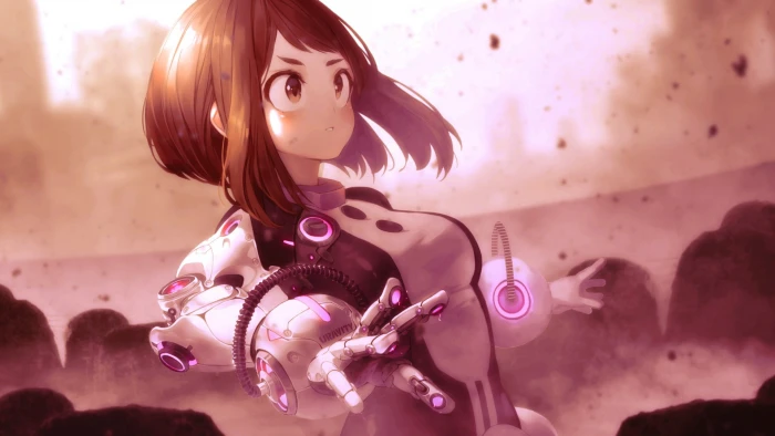 Anime My Hero Academia Ochaco Uraraka hair one person women 2k