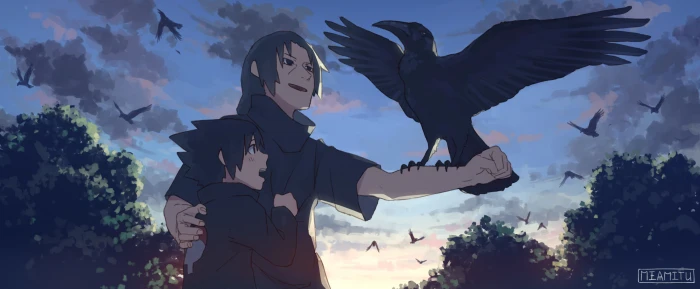 Anime Naruto Itachi Uchiha Sasuke 2k