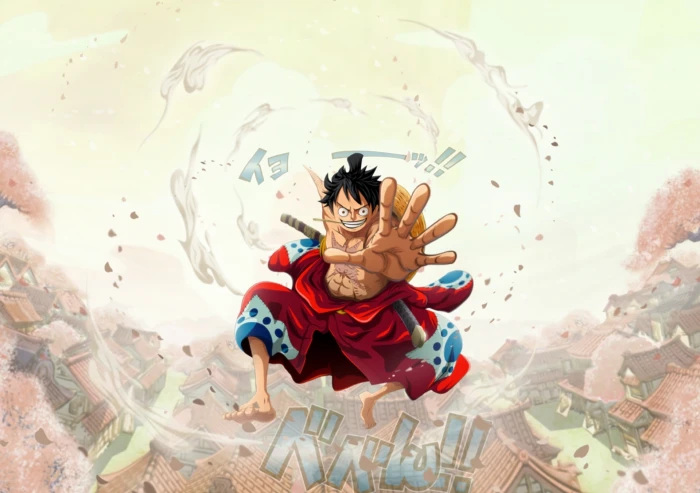 Anime One Piece Monkey D Luffy 2k