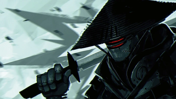 armored person holding sword illustration artwork digital art 2k