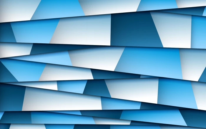 blue and gray geometric digital wallpaper geometrical 2k