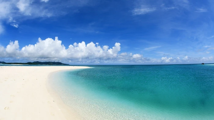 blue sea beach sky water scenics nature beauty in 2k