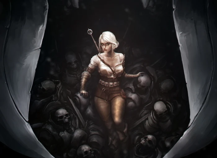 Ciri Cirilla Fiona Elen Riannon The Witcher fantasy girl 2k