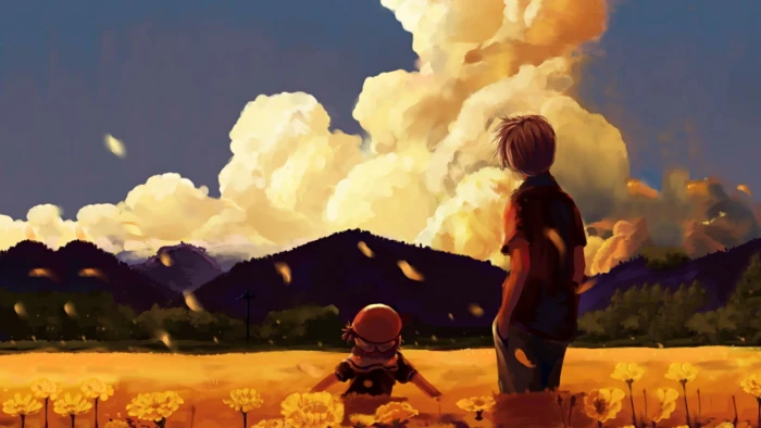 Clannad Tomoya Okazaki Ushio sky 2k