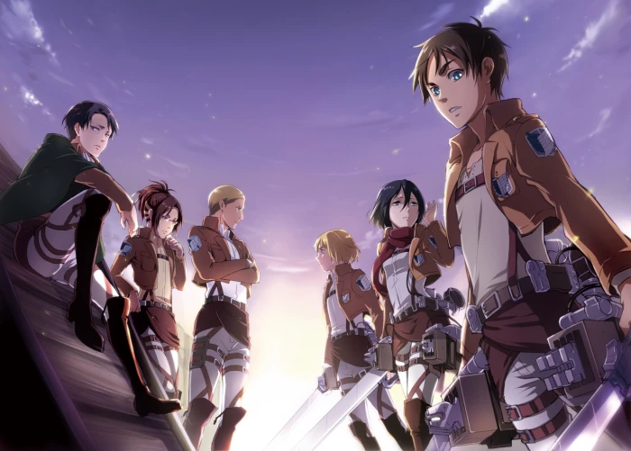 Anime Attack On Titan Armin Arlert Eren Yeager Levi Ackerman 2k