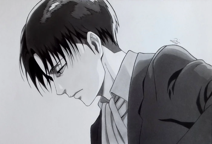 Anime Attack On Titan Levi Ackerman 2k