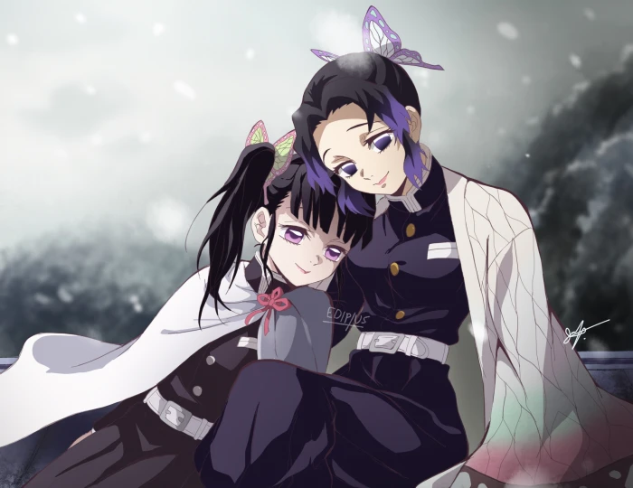 Anime Demon Slayer Kimetsu no Yaiba Kanao Tsuyuri Shinobu Kochou 2k