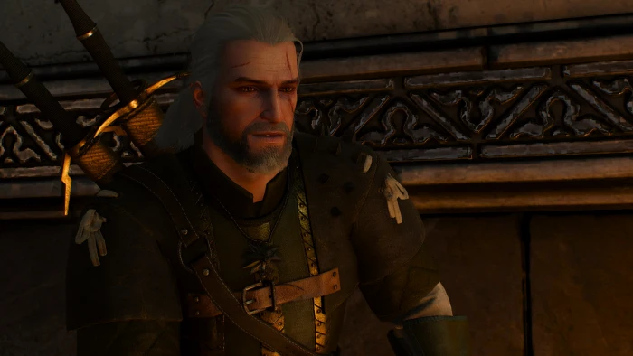 The Witcher 3 Wild Hunt Geralt of Rivia one person front view 2k