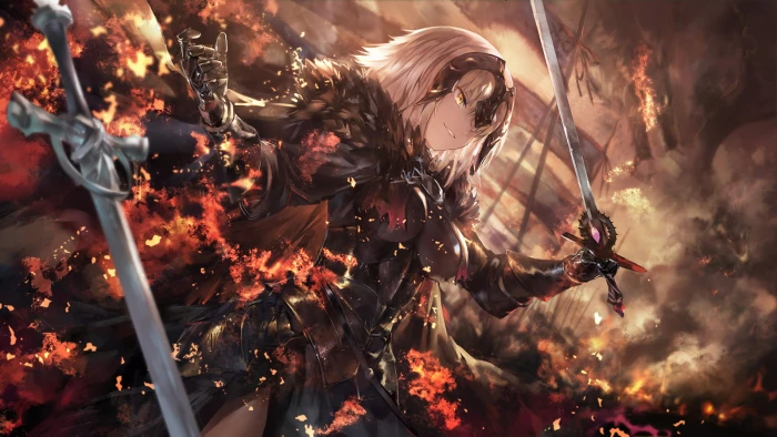 beige haired female anime character wallpaper Fate Grand Order 2k