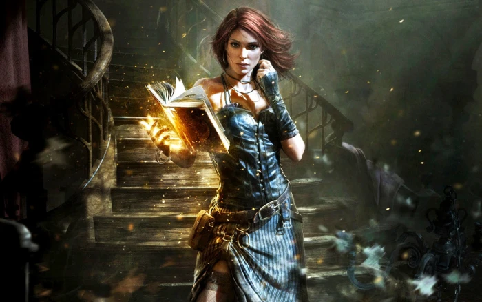 The Witcher Triss Merigold Books Magic Women Video Game
