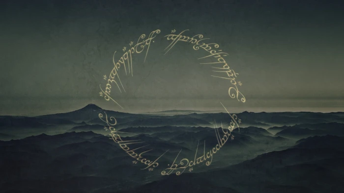 The Lord of Rings symbol illustration nature backgrounds 2k