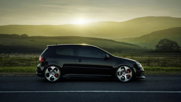 Volkswagen Golf GTI MKV scenery 2k