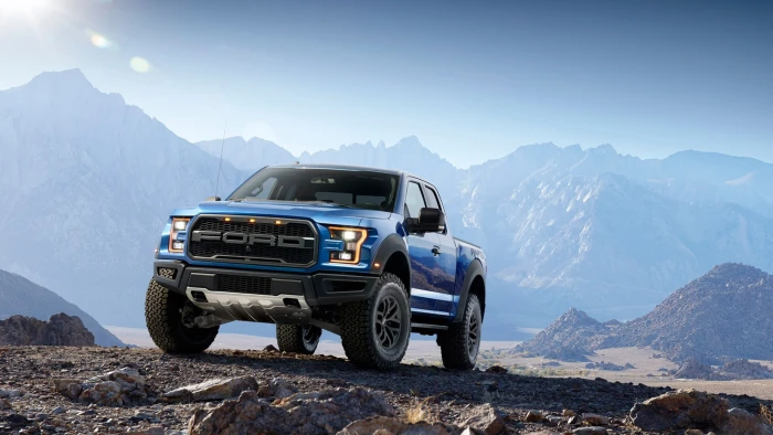blue Ford pickup truck f raptor trucks car 2k