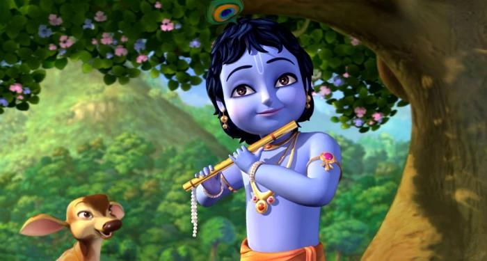 TV Show Little Krishna childhood plant human representation 2k