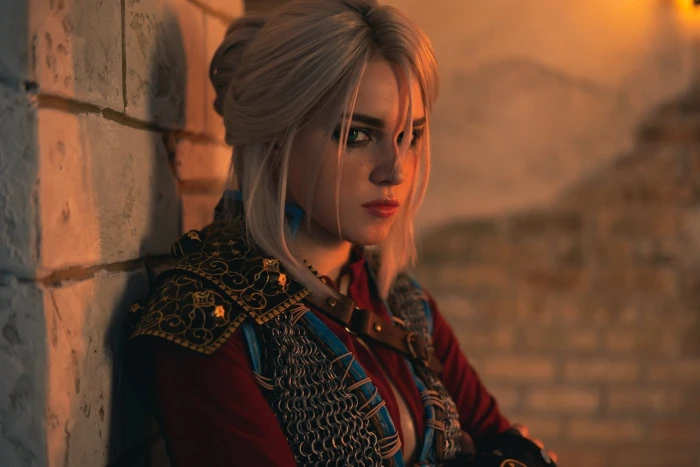 women model Shirogane Sama cosplay Ciri The Witcher 2k