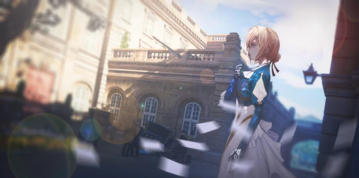 Violet Evergarden anime girls one person 2k