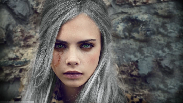Cara Delevingne Cirilla Fiona Elen Riannon cosplay Photoshop 2k