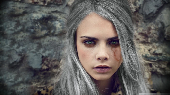 Cara Delevingne cosplay The Witcher 3 Wild Hunt 2k