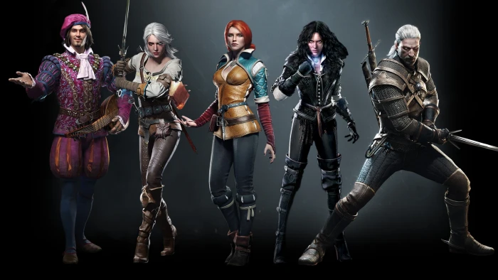 fictional character wallpaper Ciri Geralt of Rivia Yennefer Vengerberg 2k