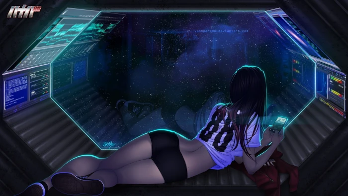 Futuristic Cyberpunk Anime Girls Vashperado 88 Girl 2k