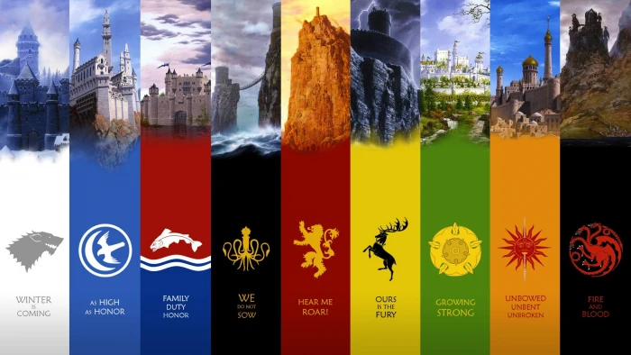 Game of Thrones House fantasy art The Eyrie cityscape backgrounds 2k
