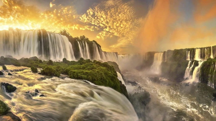 iguazu national park south america river misiones 2k