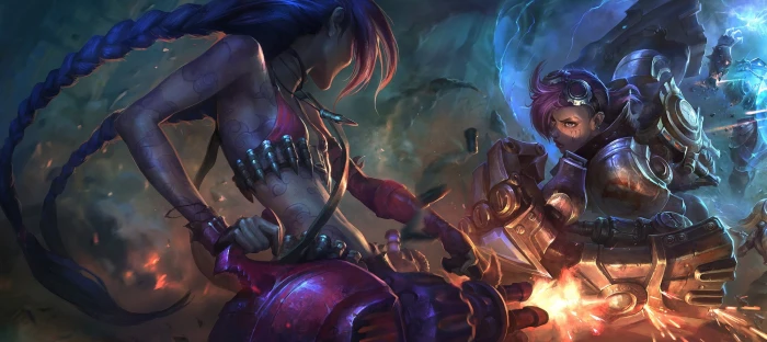 LOL Jynx League of Legends Jinx Vi 2k